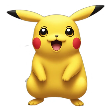 Surprised pikachu sticker