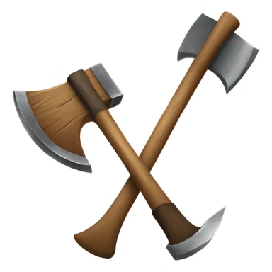 Axe and sledge sticker