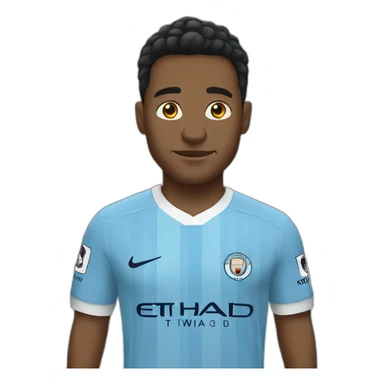 manchester city jersey sticker