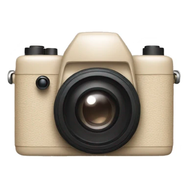 beige camera sticker
