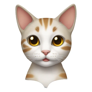 Tobi female cat sticker