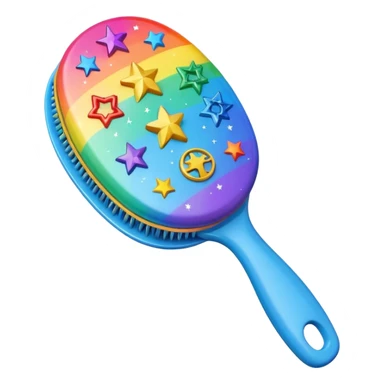 horoscope-style hairbrush 
 sticker