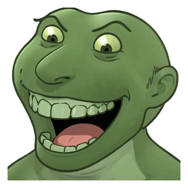 laughing emoji choking itself  sticker