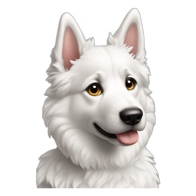 Chiot berger blanc suisse sticker