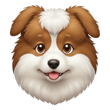Dog with booty cheeks  sticker