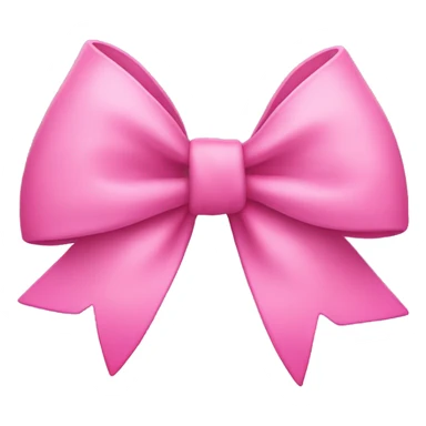 pink bow sticker