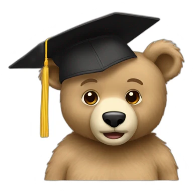 kanye graduation bear sticker