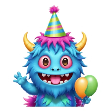 monito tierno y fiestero sticker