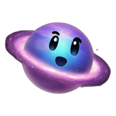 Galaxy in Kirby sticker