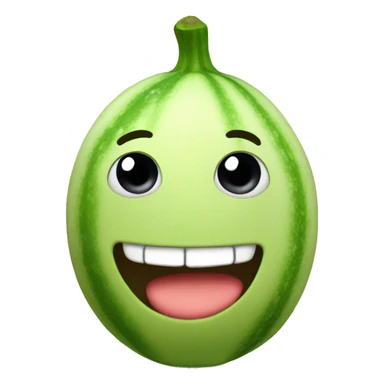jiggle melon sticker