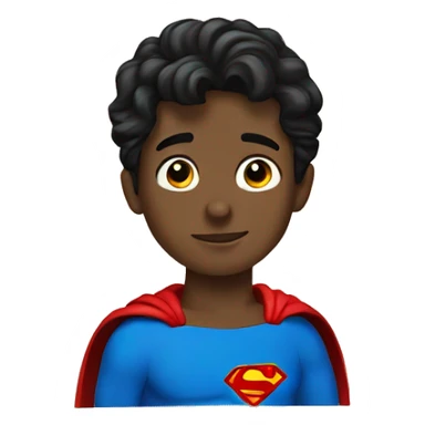 Boy superman sticker