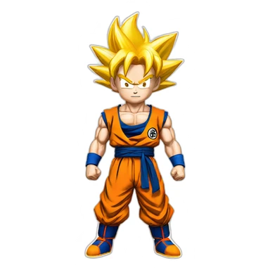 Goku super sayan sticker