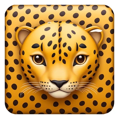 Leopard print love copy paste sticker