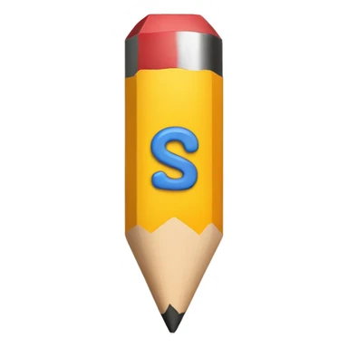 pencil and calculstor sticker