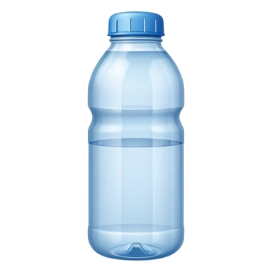 empty water bottle
 sticker