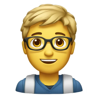 fait un etudiant sticker