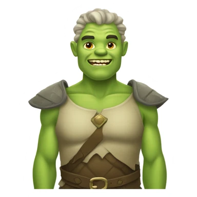 princess green ogre  sticker