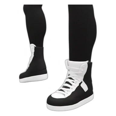 Micheal Jackson dancing shoe black white sock sticker