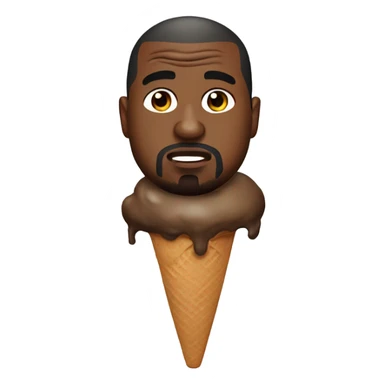 Kanye west ice cream sticker