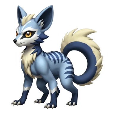 Genet-Absol-Zeraora-Primagen-fusion-creature  sticker