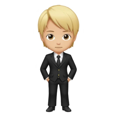 Related to chibi anime style characters of sanji animes character in 2d sticker