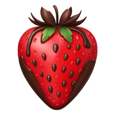 chocolate covered fruit sticker