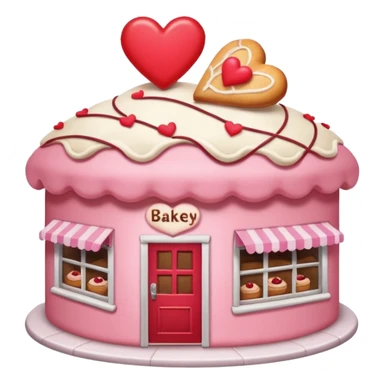 Cute pink Bakery sticker