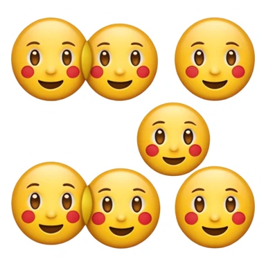 Emoji rond et jaune qui regarde à gauche sticker