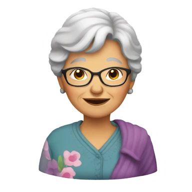 Granny with family sticker