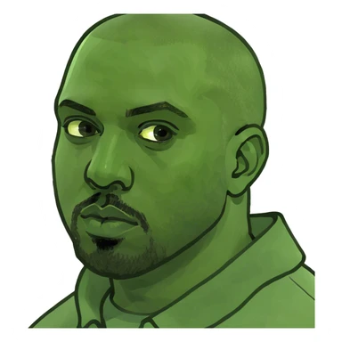 Kanye west sticker