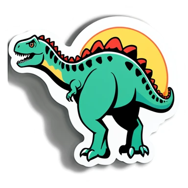 Dino sticker