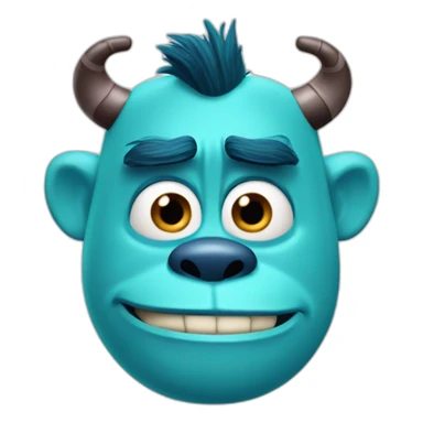 "Sulley" Sullivan de toy story enojado sticker