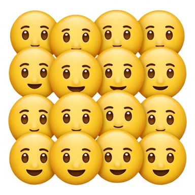 😂😮 mische die zwei emojis (von apple) so das bis auf dem mund alles so ist wie beim ersten und der mund ist wie der zweite, es sollen genau die selben gelben emojis sein keine menschen sticker