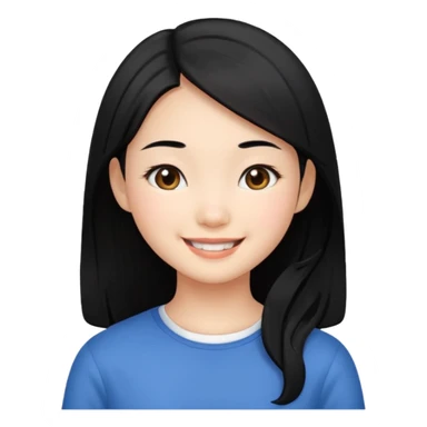 Cute Asian Girl sticker