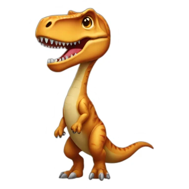 t rex simple emoji sticker