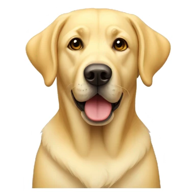 Yellow lab dog sticker