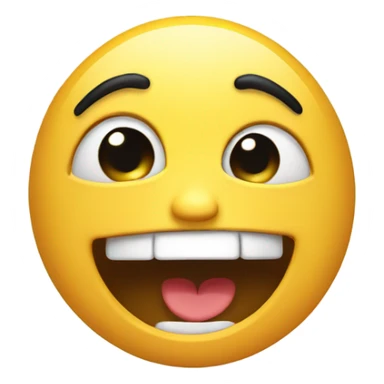 joyful expression with a sad face behind it sticker