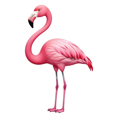 Flamingo icon sticker