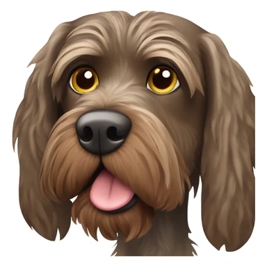 Brown Wire haired pointing griffon sticker