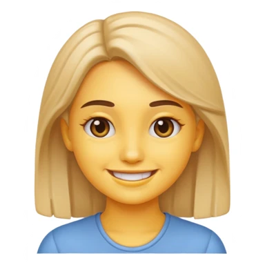 Neutral girl emoji pack  sticker