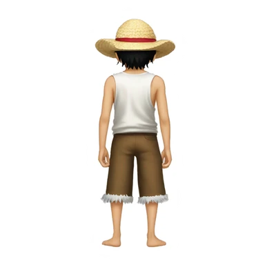 luffy's back sticker