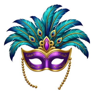 karnaval maskesi sticker