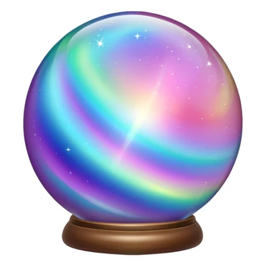 Aurora Crystal Ball sticker