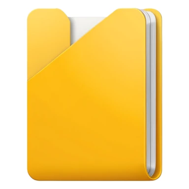yellow bookmark sticker