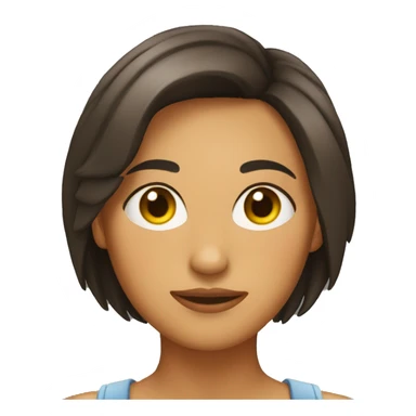 chica piel clara sticker