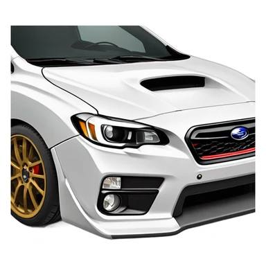 2014 white sti sticker