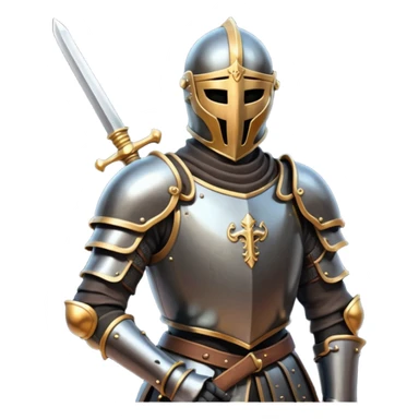 Headless Knight with Sword close up sticker