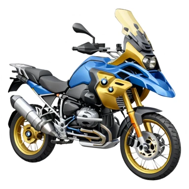Emoji of a motorcycle BMW R1259gs trophy sticker