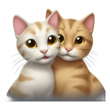 Cats in love sticker