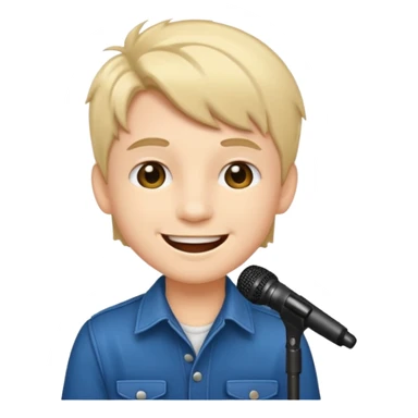 singer  boy sticker emoji
 sticker